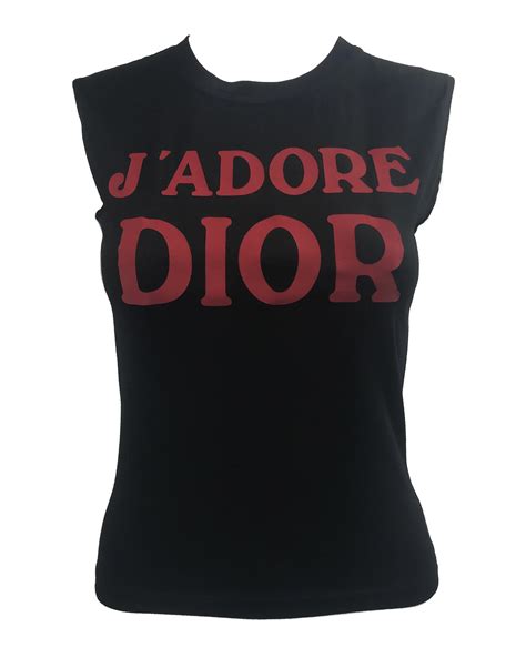 dior vintage tank top|j'adore dior top vintage.